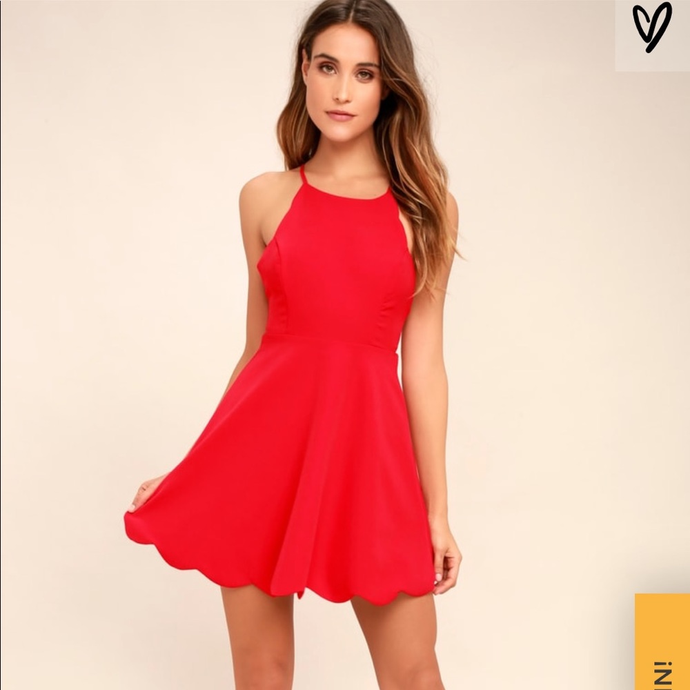 Red lulus dress